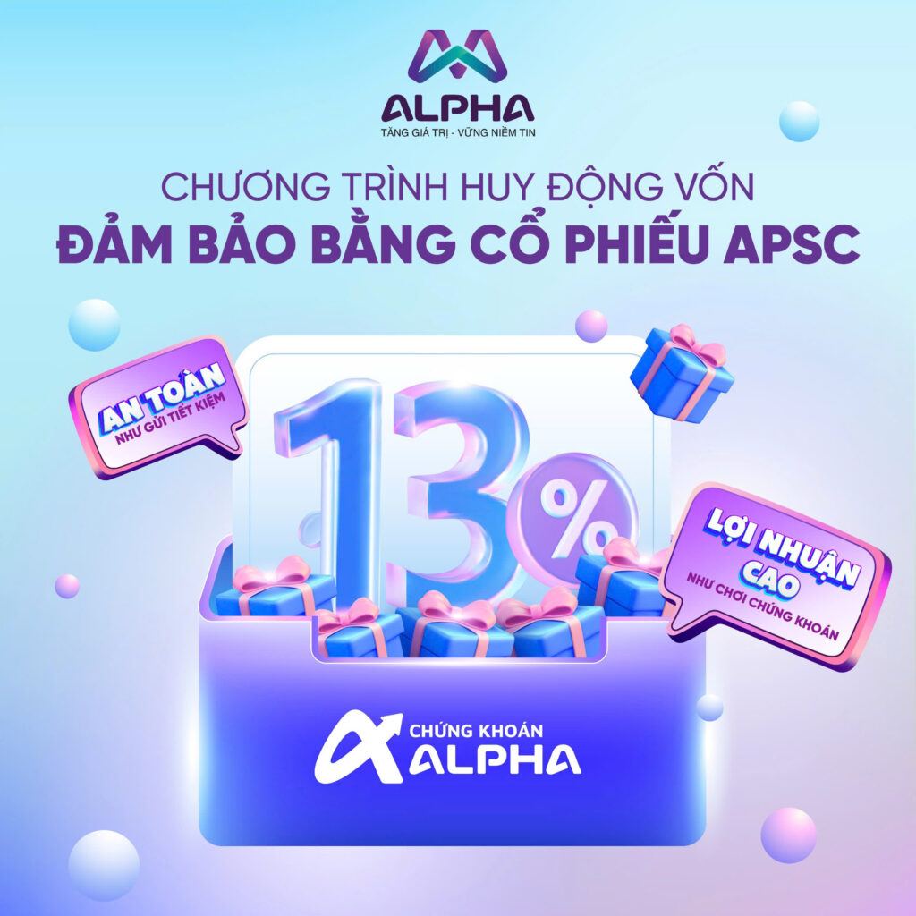 Chương trình đầu tư Lãi suất lên đến 13%