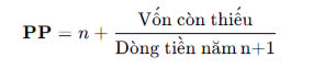 Công thức đầu tư tài chính: Hoàn Vốn Cơ Bản PP