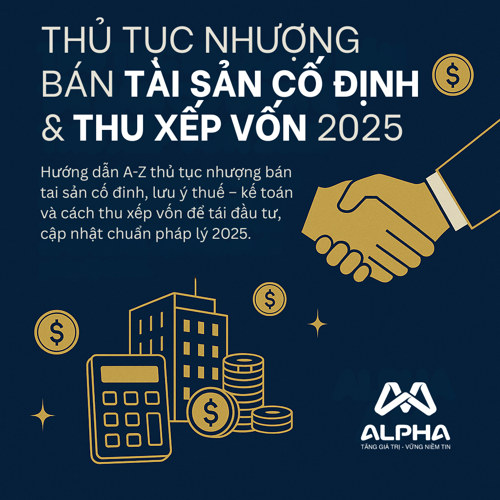 Thủ tục nhượng bán tài sản cố định