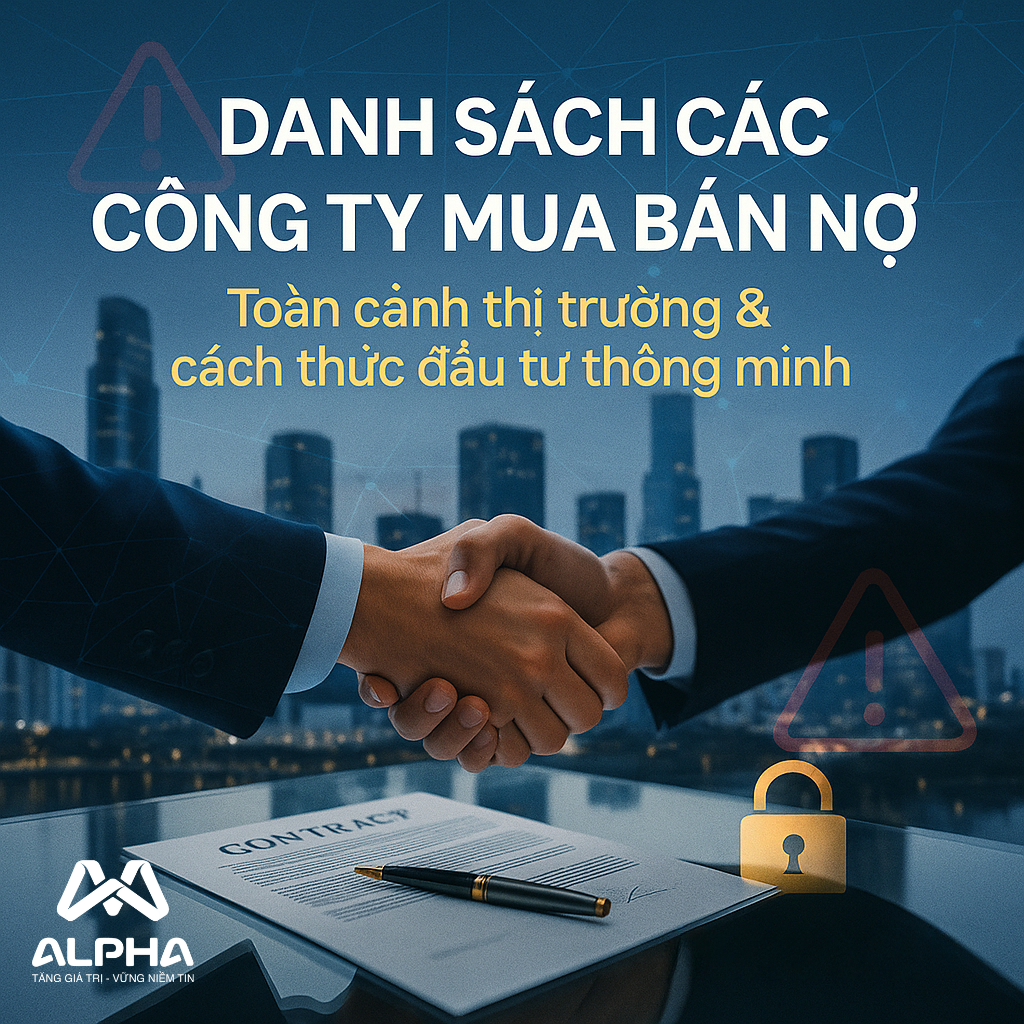 Danh sách công ty mua bán nợ