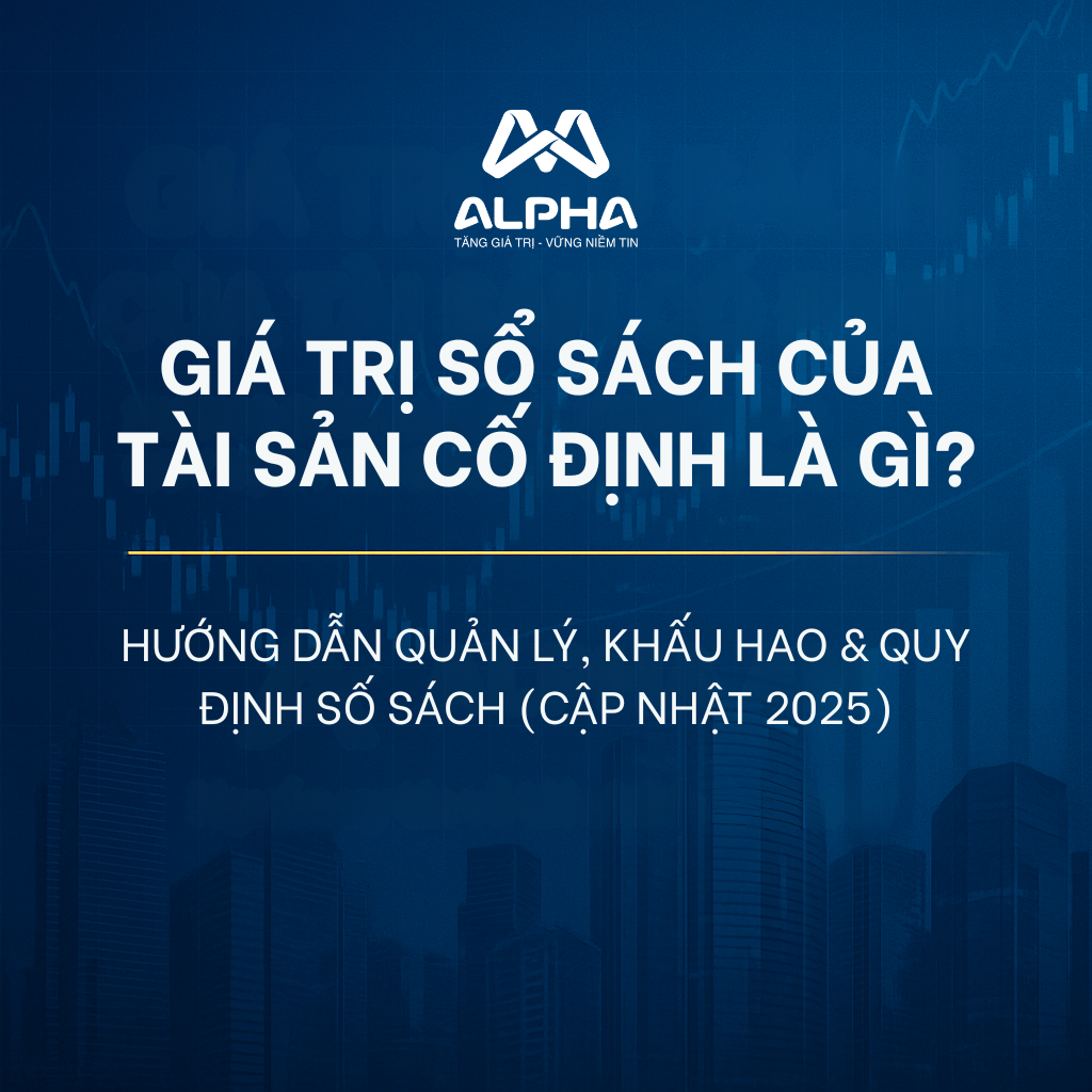 giá trị sổ sách của tài sản cố định